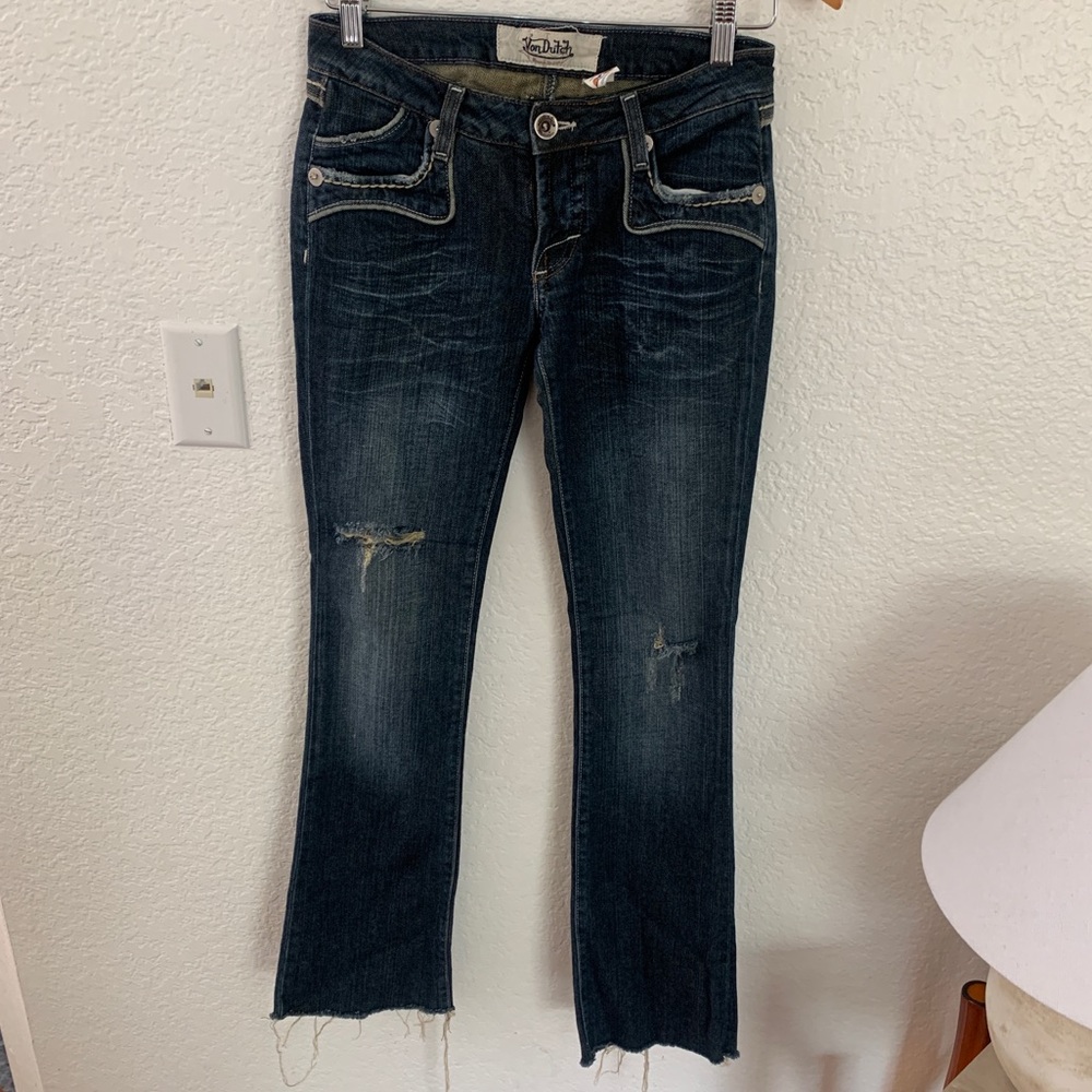 Vintage Von Dutch Y2K Low Rise Jeans